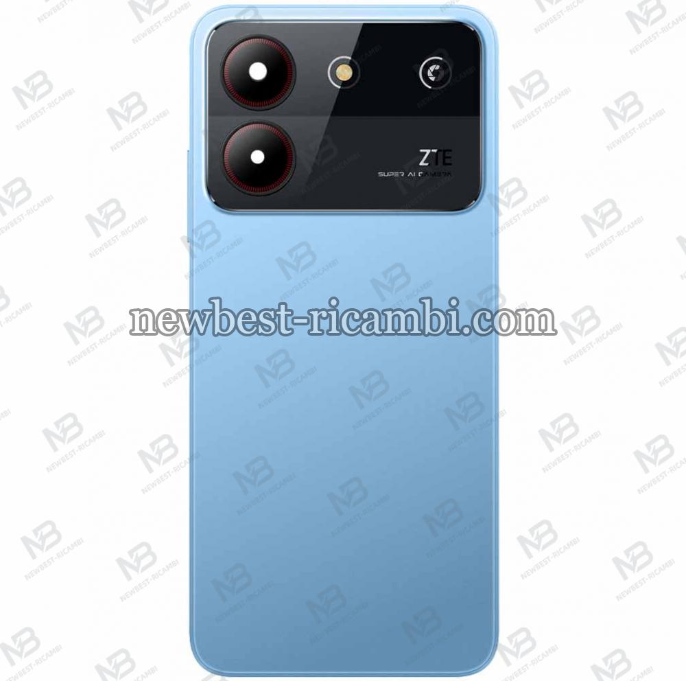 ZTE Blade A54 Back Cover + Camera Glass + Side Key Blue Original