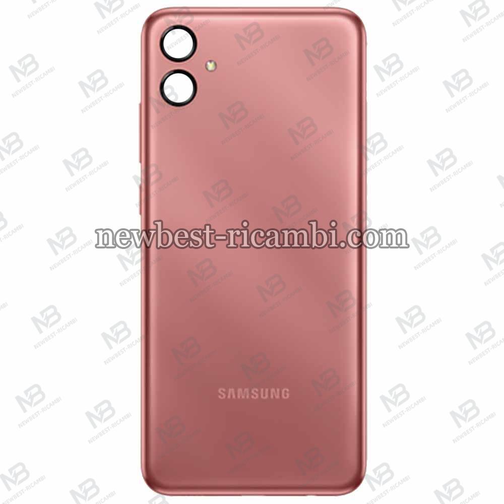 Samsung Galaxy A04e A042 Back Cover + Camera Glass + Side Key Copper