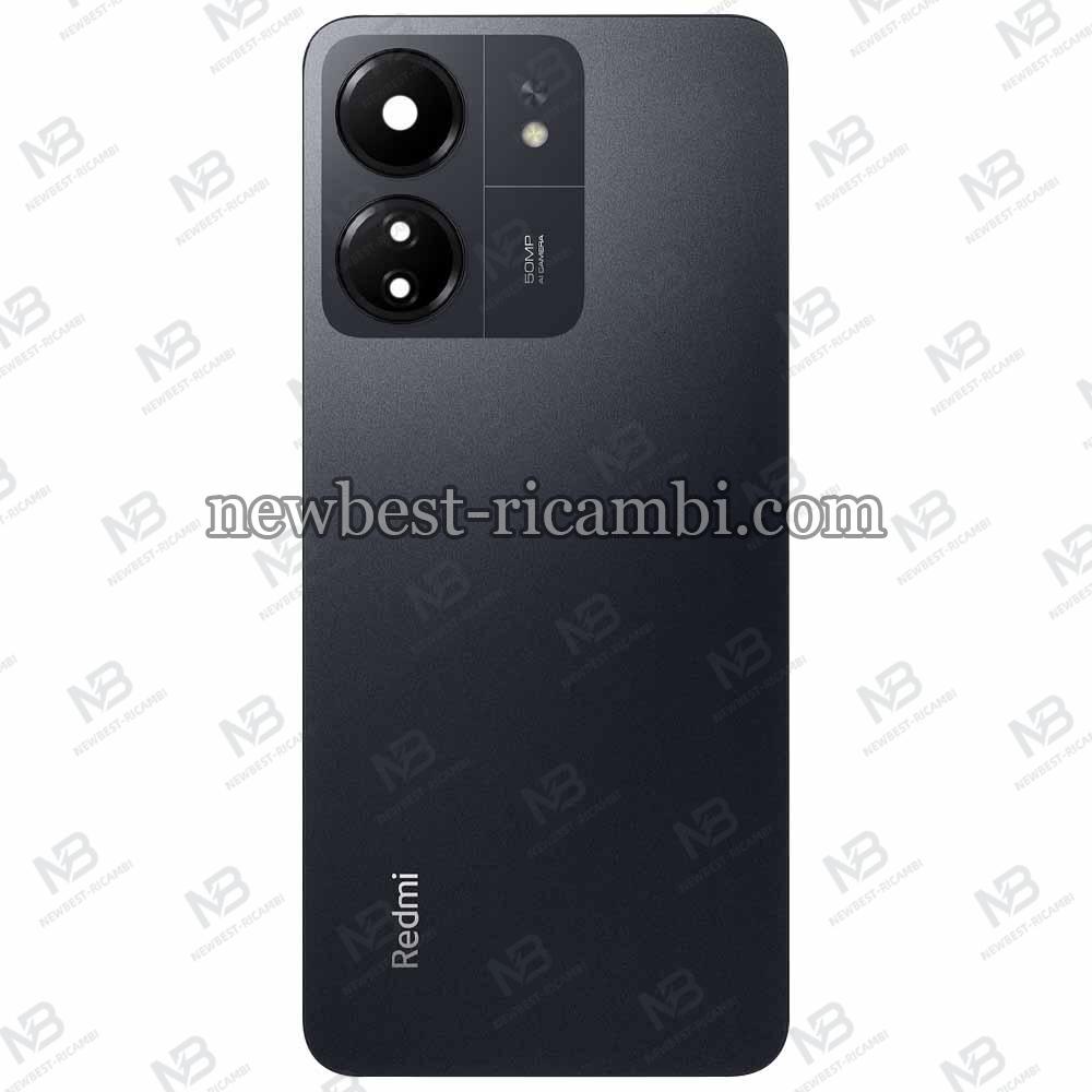 Xiaomi Redmi 13C 4G (23100RN82L) Back Cover + Camera Glass Black