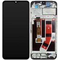 Oppo A77 4G / A57s / OnePlus Nord N20 SE Touch+Lcd+Frame Black Original