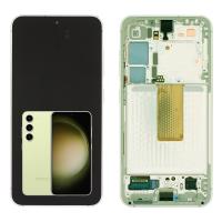 Samsung Galaxy S23 S911 Touch + Lcd + Frame Lime Service Pack