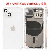 iPhone 13 Back Cover + Frame + Side Key White Dissembled US Version Original