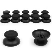 DollaTek 10 Pieces ABS Joystick with Mushroom Cap Analog Stick For PS4 - Black