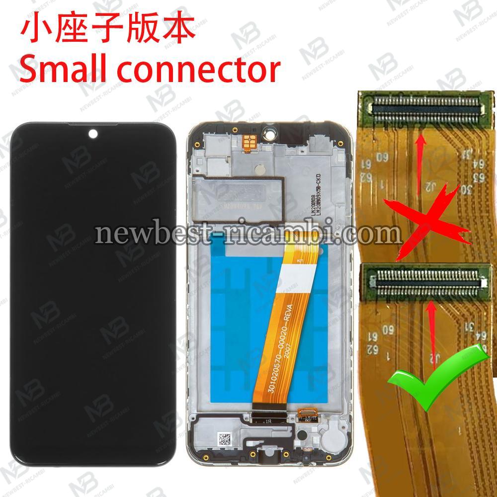 Samsung Galaxy A01 2019 A015 Touch + Lcd + Frame Black Service Pack