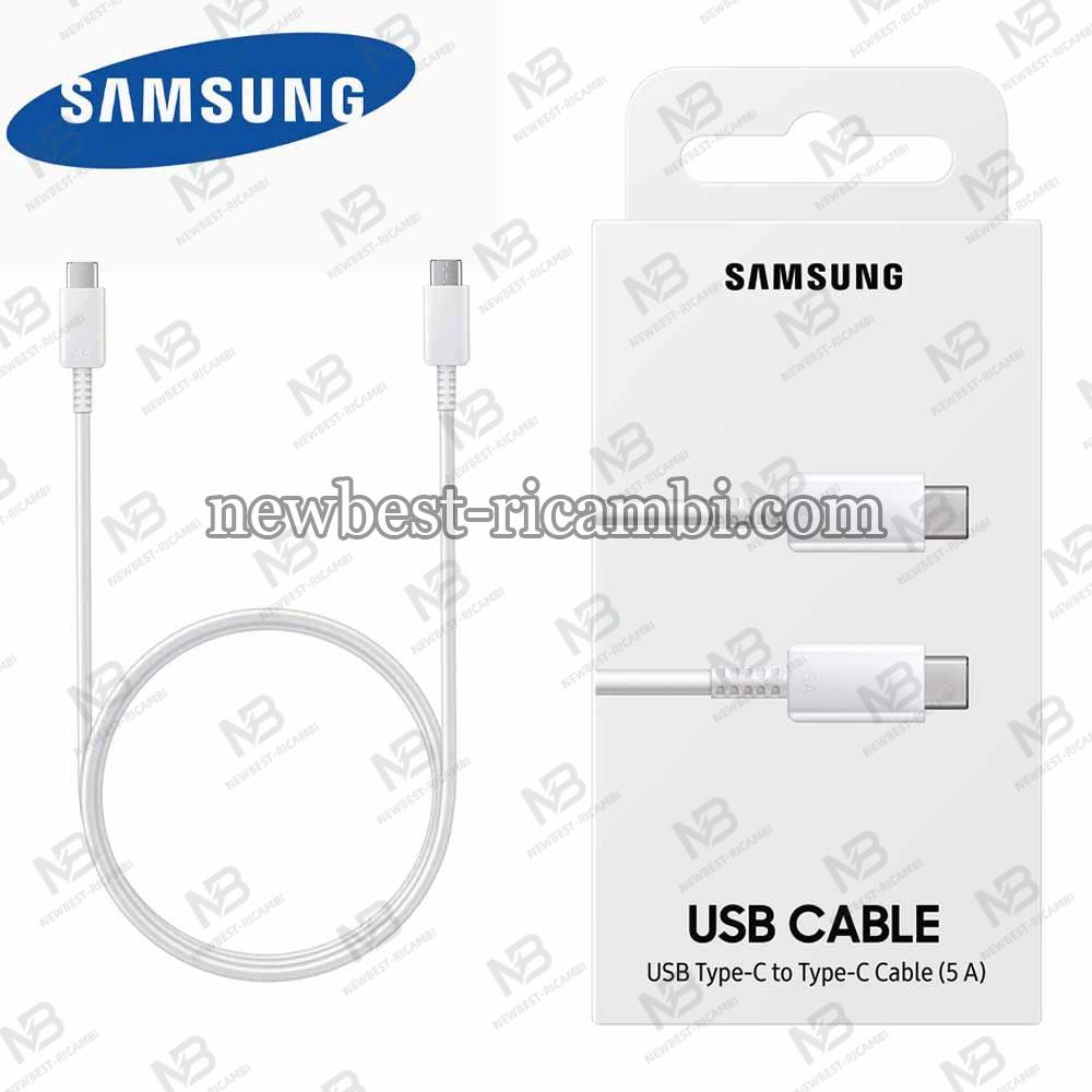 Samsung Cable (Type C to C) 100W 5A 1.0M EP-DN975BWEGWW White in Blister