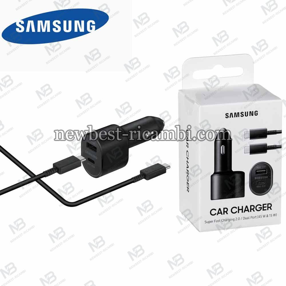 Samsung Fast Car Charger With 2 Ports EP-L5300XBEGEU Black In Blister