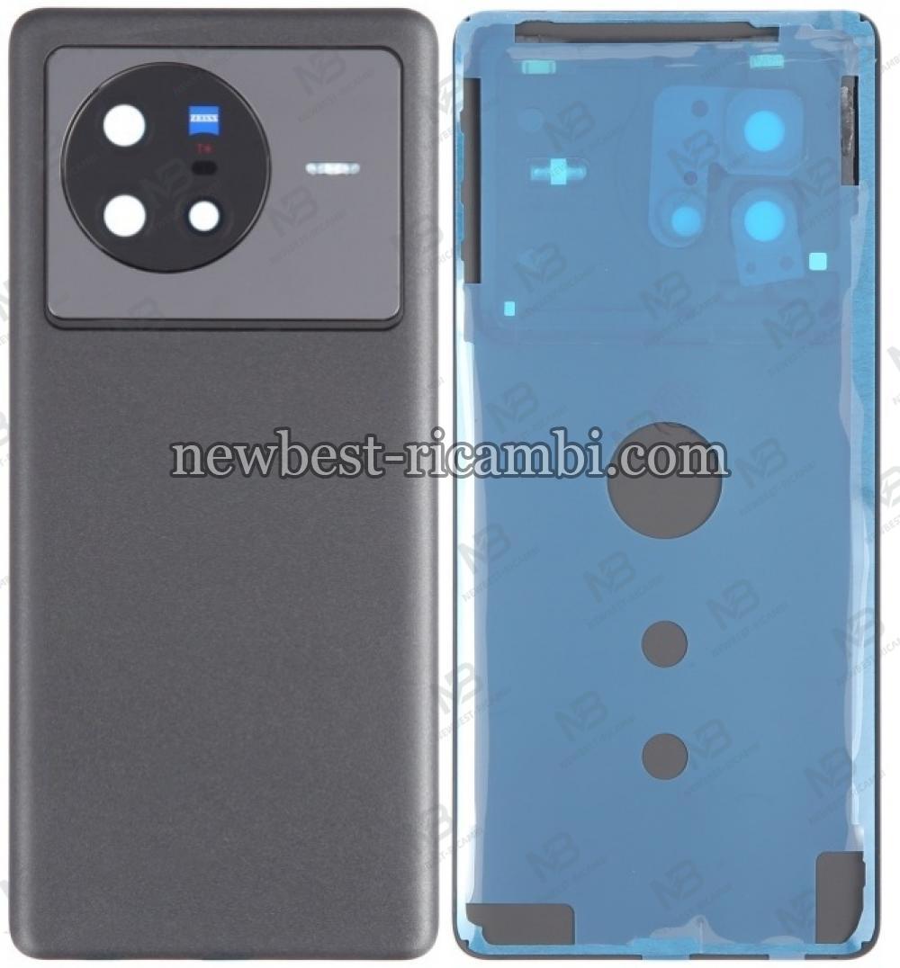 Vivo X80 Back Cover+Camera Glass Black