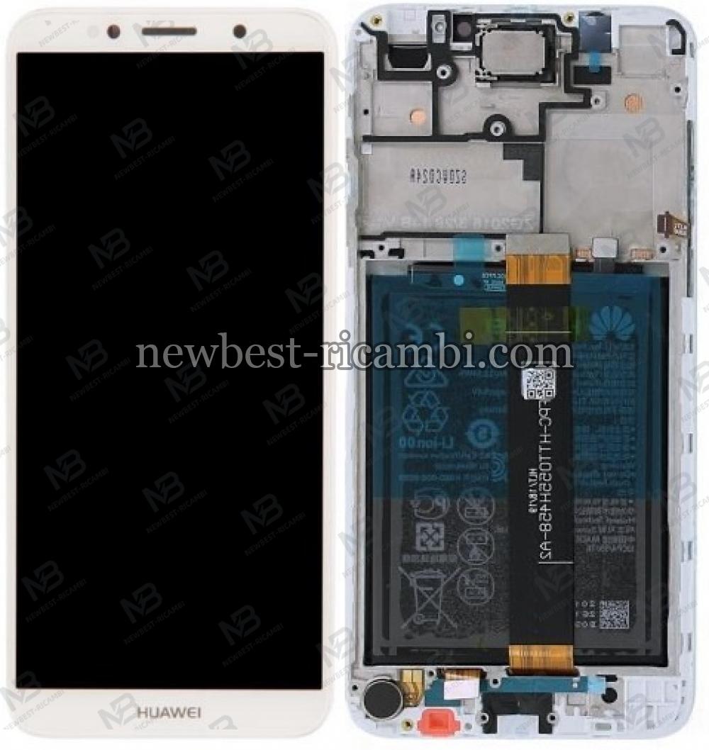 Huawei Y5 (2018) Touch + Lcd + Frame + Battery (HUAWEI) Logo White Service Pack