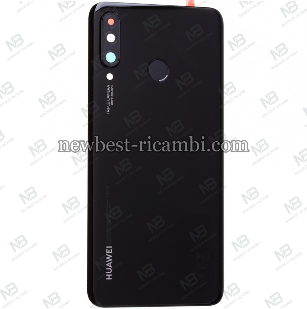 Huawei P30 Lite / New Edition Back Cover+Id Touch (48Mp Version) Black Service Pack