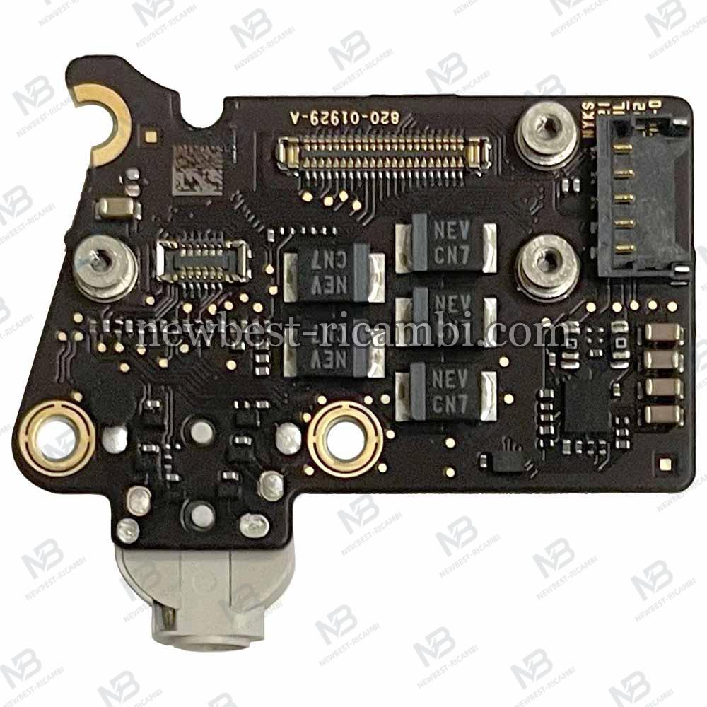 Macbook Air 13" (2020) A2337 EMC 3598 Audio Board + Flex Jack White 820-01929-A