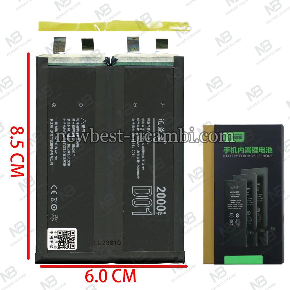 Sooner Universal Double Battery D01 For Smartphone 2*2000 Mah