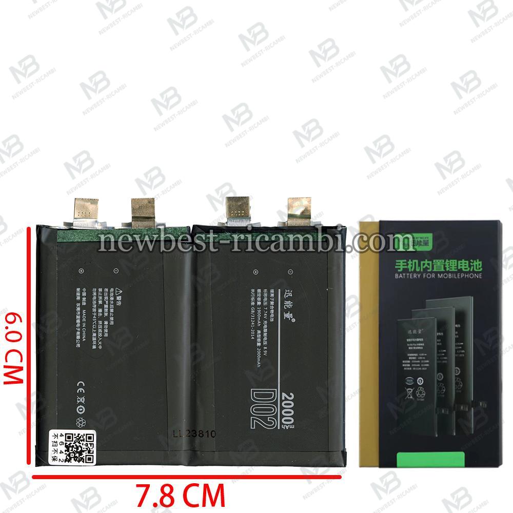 Sooner Universal Double Battery D02 For Smartphone 2*2000 Mah