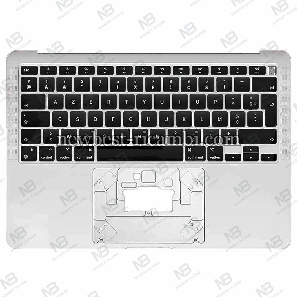 Macbook Air 13" (2020) A2337 EMC 3598 Keyboard+Frame Silver Grade A Europe Layout 100% Original