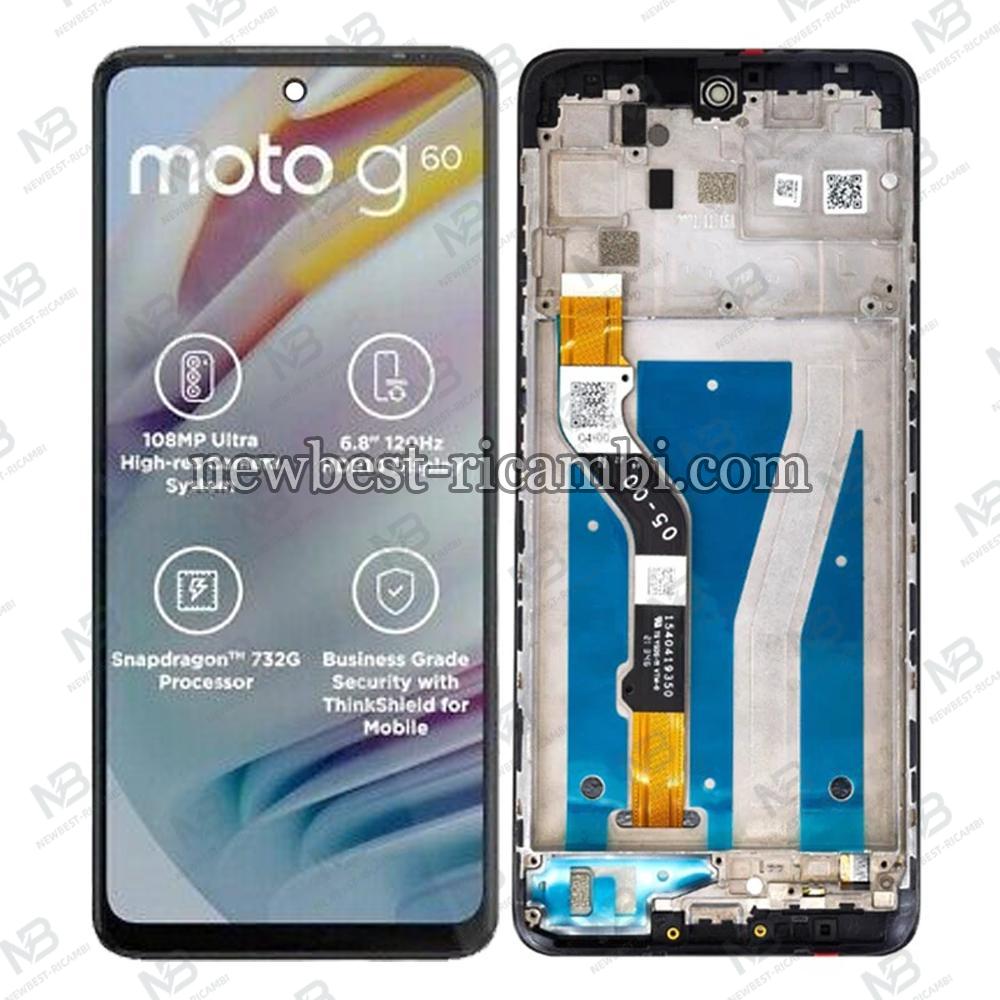 Motorola Moto G60 XT2135-2 Touch + Lcd + Frame Black Service Pack