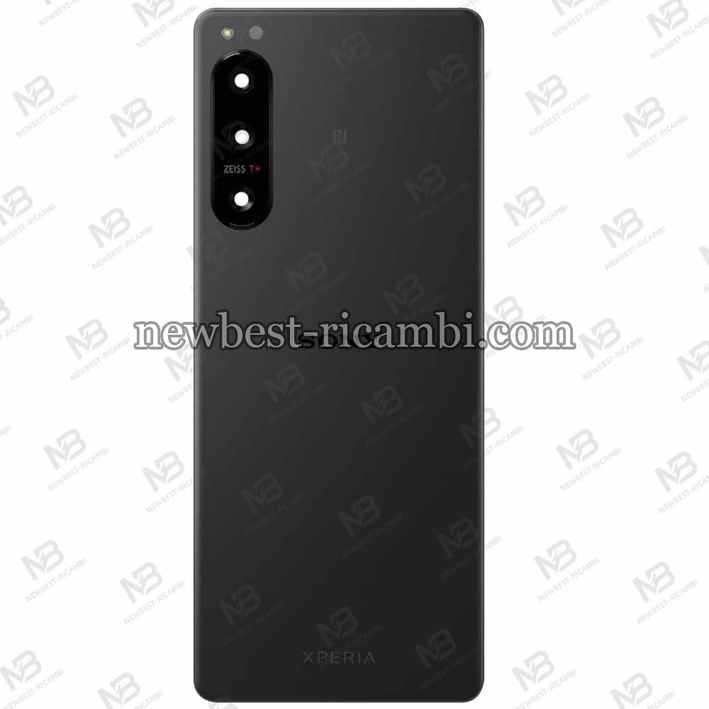 Xperia 5 IV Back Cover + Camera Glass Black