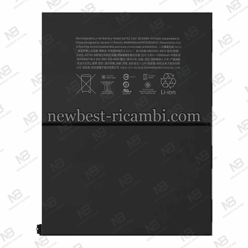 iPad Air 5 10.9 (2022) Battery A2742 Used Dissembled Original