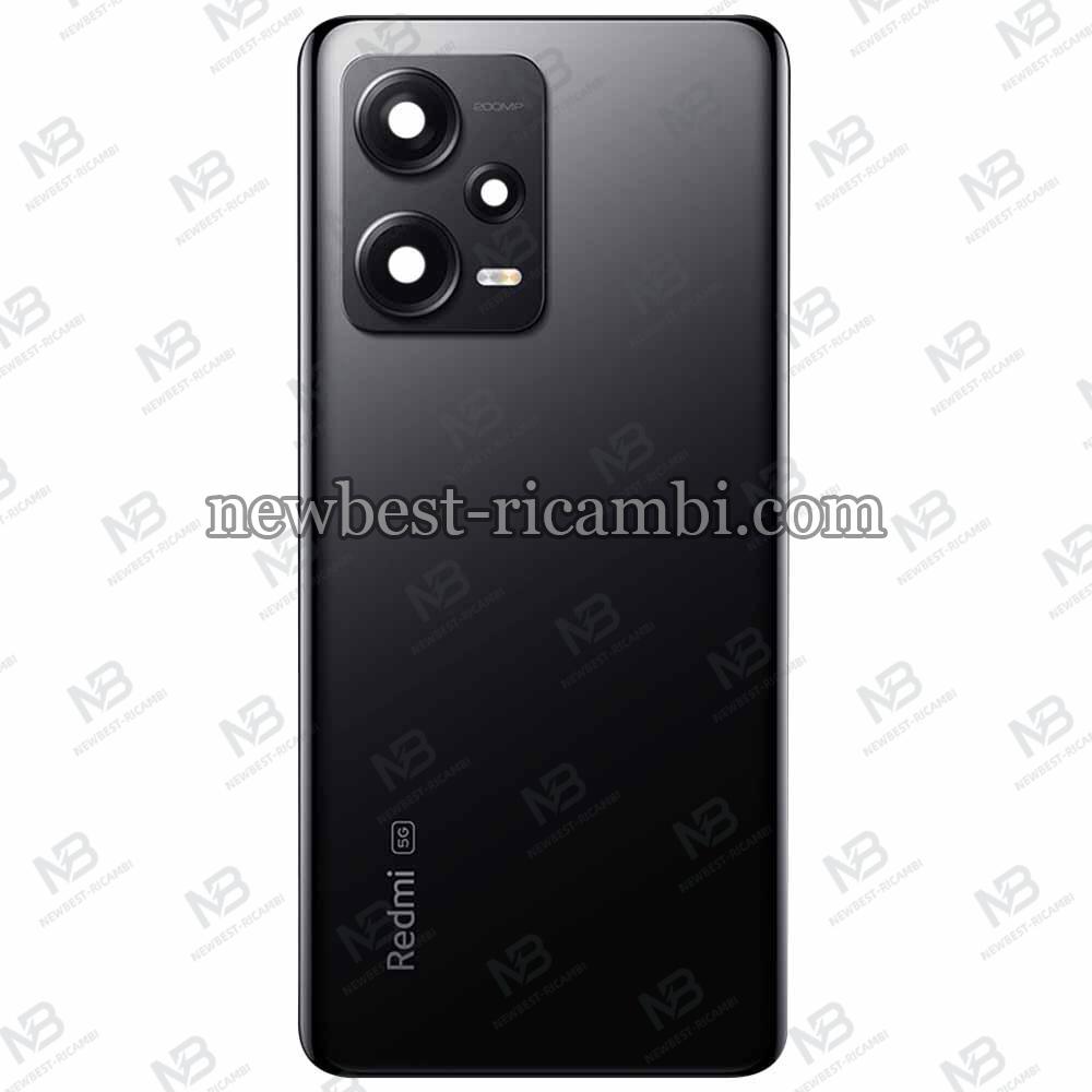 Xiaomi Redmi Note 12 5G Back Cover + Camera Glass Black Original