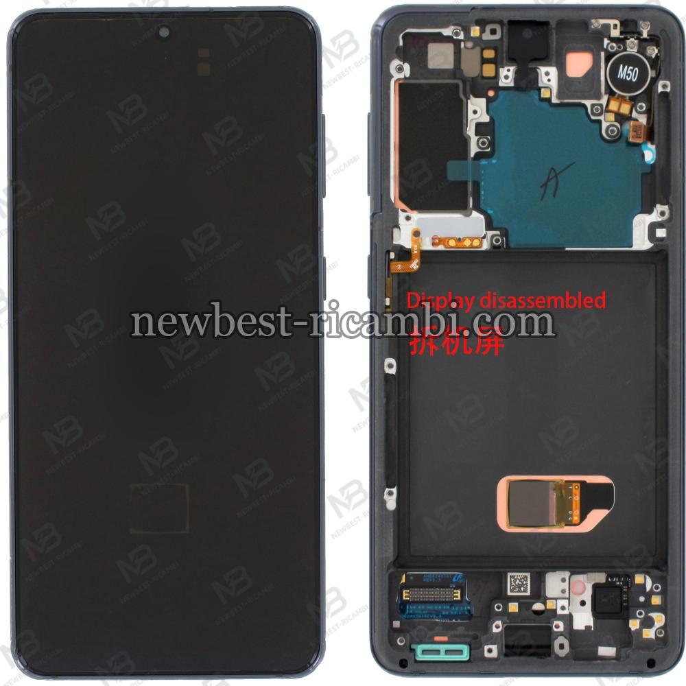 Samsung Galaxy S21 5G G991 Touch + Lcd + Frame Grey Disassembled Grade A