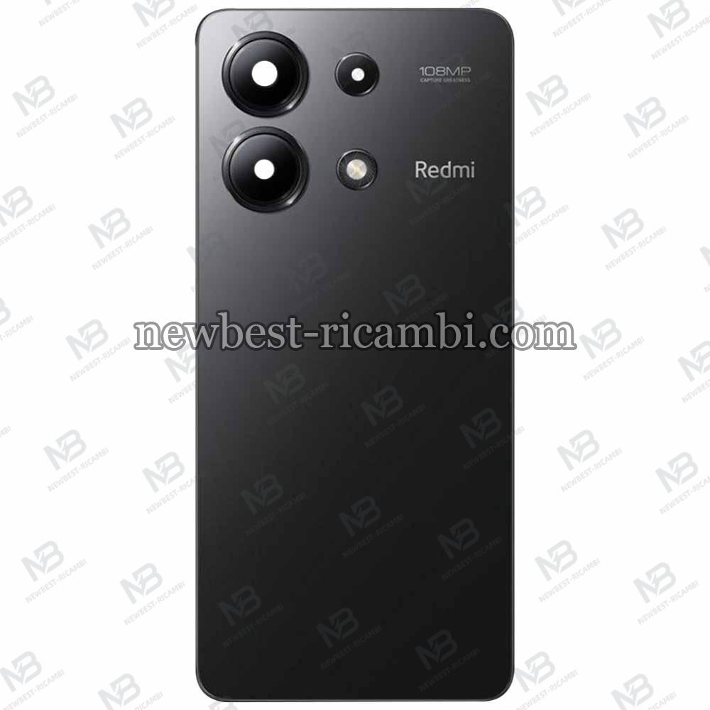Xiaomi Redmi Note 13 4G Back Cover + Camera Glass Black