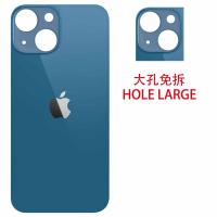 iPhone 13 Mini Back Cover Glass Hole Large Blue