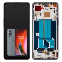 One Plus Nord 2 5G Touch + Lcd + Frame Grey Service Pack
