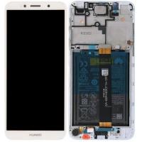 Huawei Y5 (2018) Touch + Lcd + Frame + Battery (HUAWEI) Logo White Service Pack