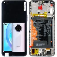 Huawei Honor 50 Lite / Nova 8i Touch + Lcd + Frame + Battery Silver Service Pack