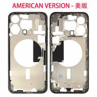 iPhone 15 Pro Max Middle Frame + Side Key Dissembled Natural Titanium Grade A Original - US Version