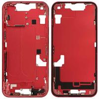 iPhone 14 Middle Frame + Side Key Dissembled Red Grade A Original
