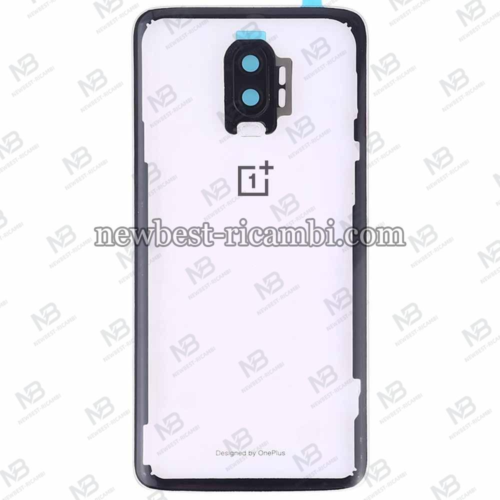 one plus 6t 1+6t back cover+camera glass transparent original