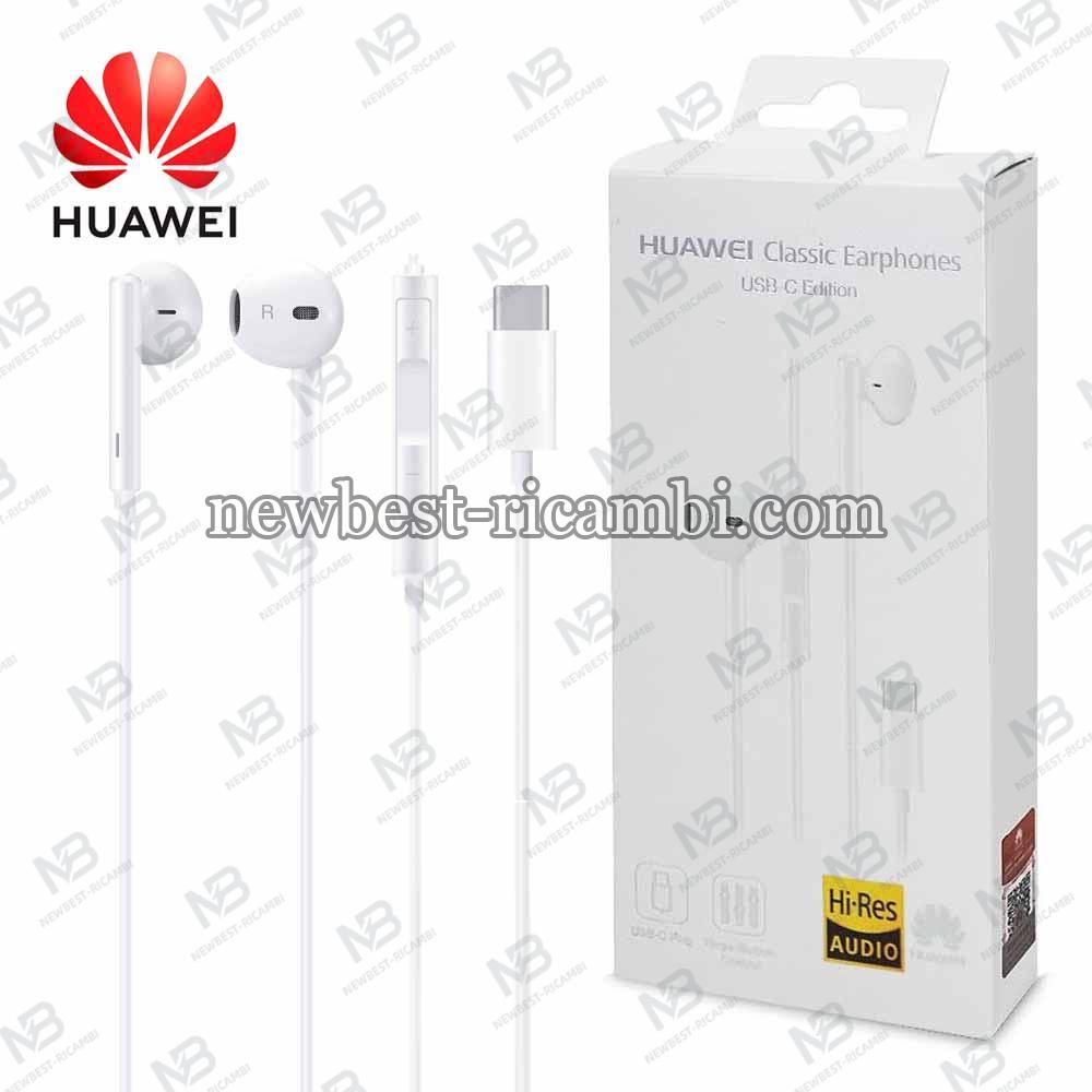 Huawei Type-C Handsfree CM33 White Original In Blister