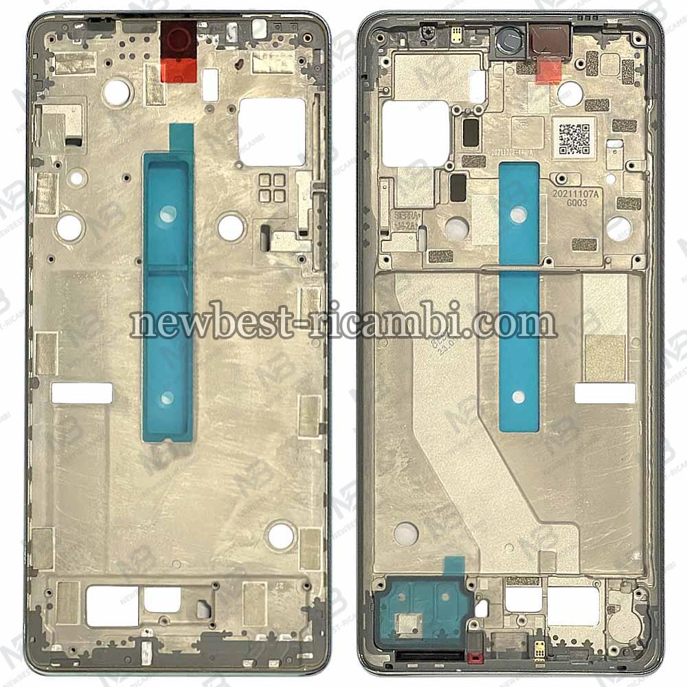 Motorola Edge 20 Pro XT2153 Lcd Display Support Middle Frame White