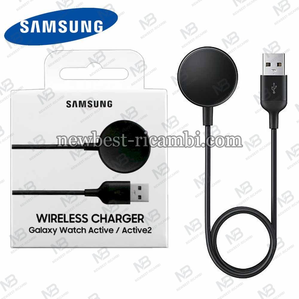 Renaissance Charger For Samsung Galaxy Watch Active 2 EP-OR825BBEGWW Black In Blister