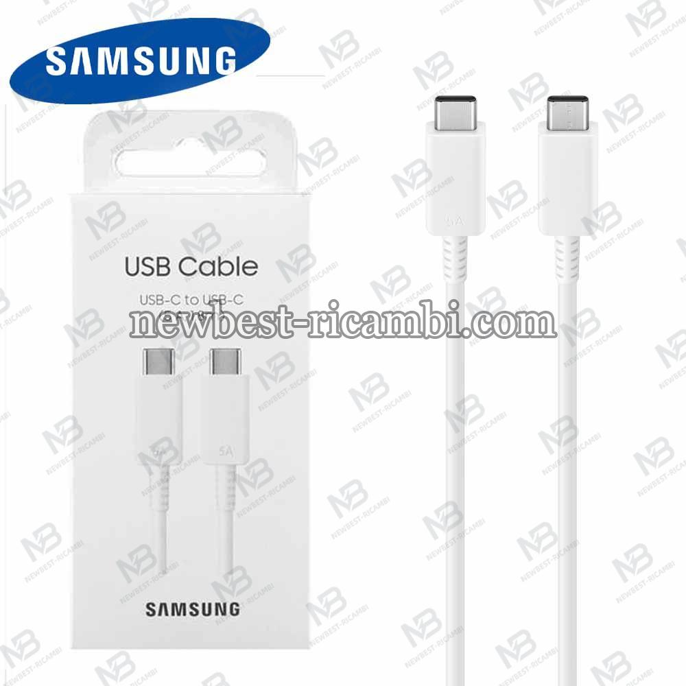 Samsung Cable (Type C to C) 5A 1.8m EP-DX510JWEGEU White In Blister