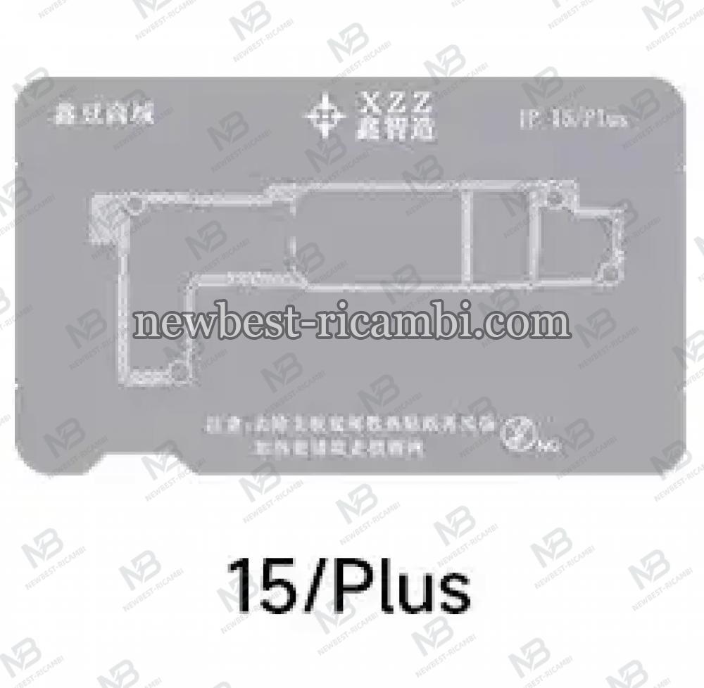XINZHIZAO Intelligent Mainboard Layered BGA Reballing Stencil for iPhone 15/Plus