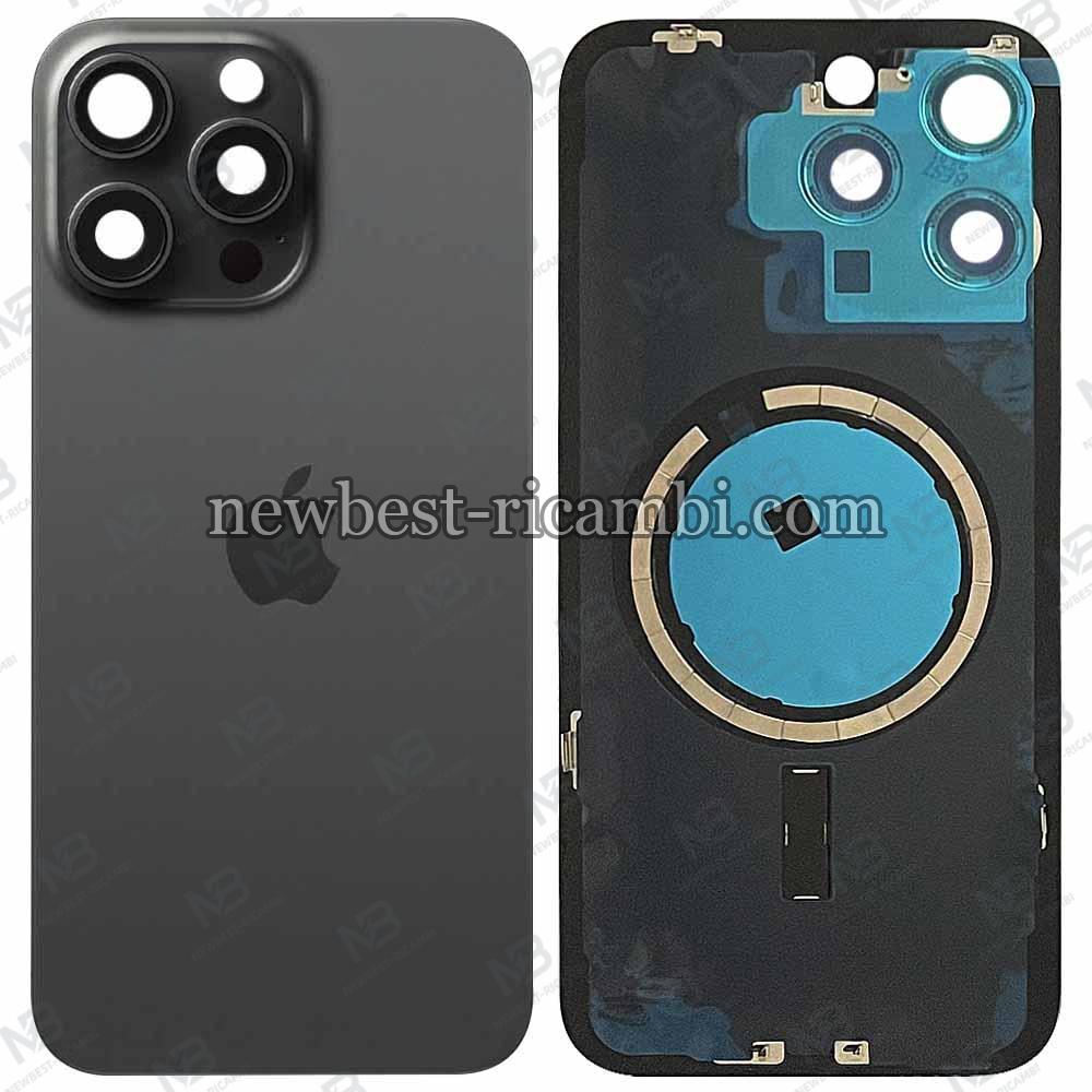 iPhone 15 Pro Max Back Cover With Frame Black