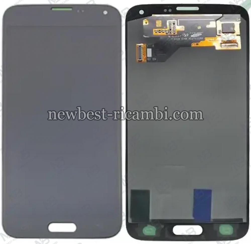 Samsung Galaxy S5 Neo G903 Touch + Lcd Silver Change Glass