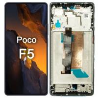 Xiaomi Poco F5 5G  / Redmi Note 12 Turbo Touch + Lcd + Frame Black Original