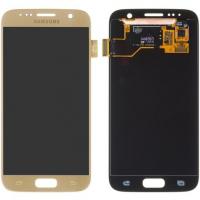 Samsung Galaxy S7 G930f Touch+Lcd Gold Change Glass