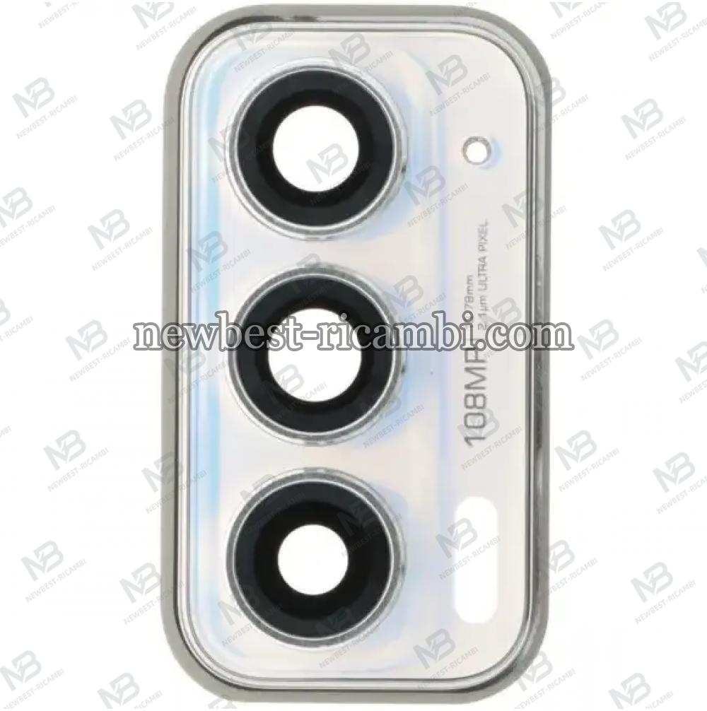 Motorola Edge 20 XT2143 Camera Glass+Frame White