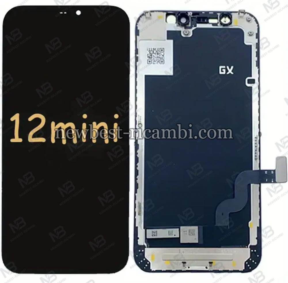 iPhone 12 Mini Touch+Lcd+Frame Black GX OLED Hard
