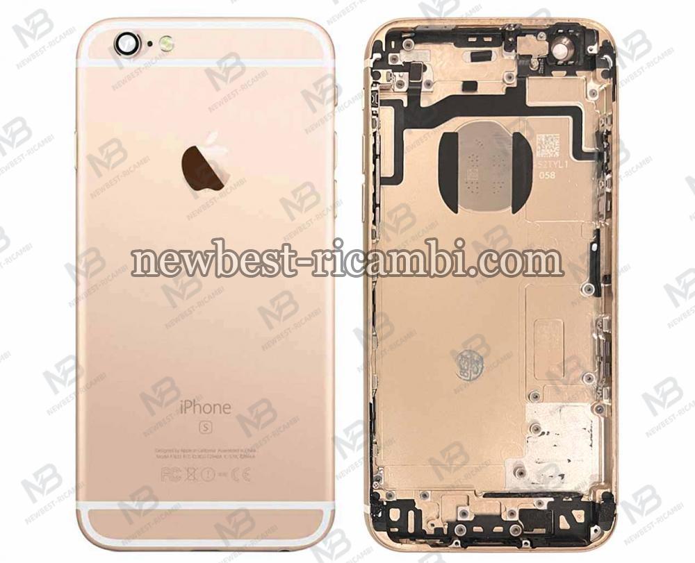 iPhone 6S Back Cover + Side Key Gold Dissambled Grade A / B Original
