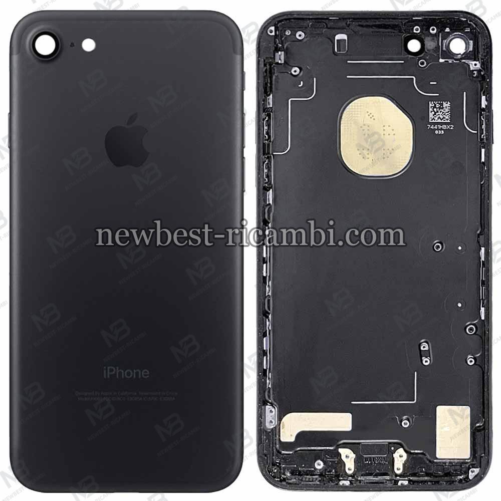 iPhone 7G Back Cover + Side Key Black Dissambled Grade A / B Original