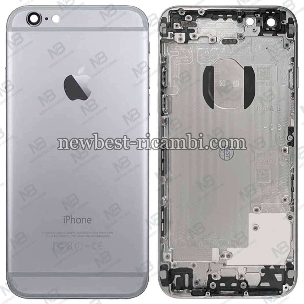 iPhone 6G Back Cover + Side Key Gray Dissambled Grade B Original