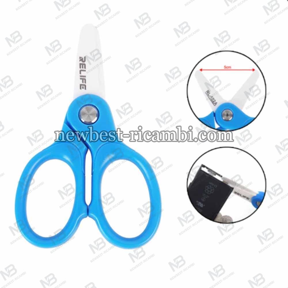 Relife Insulated Ceramic Scissors RL-102A Blue