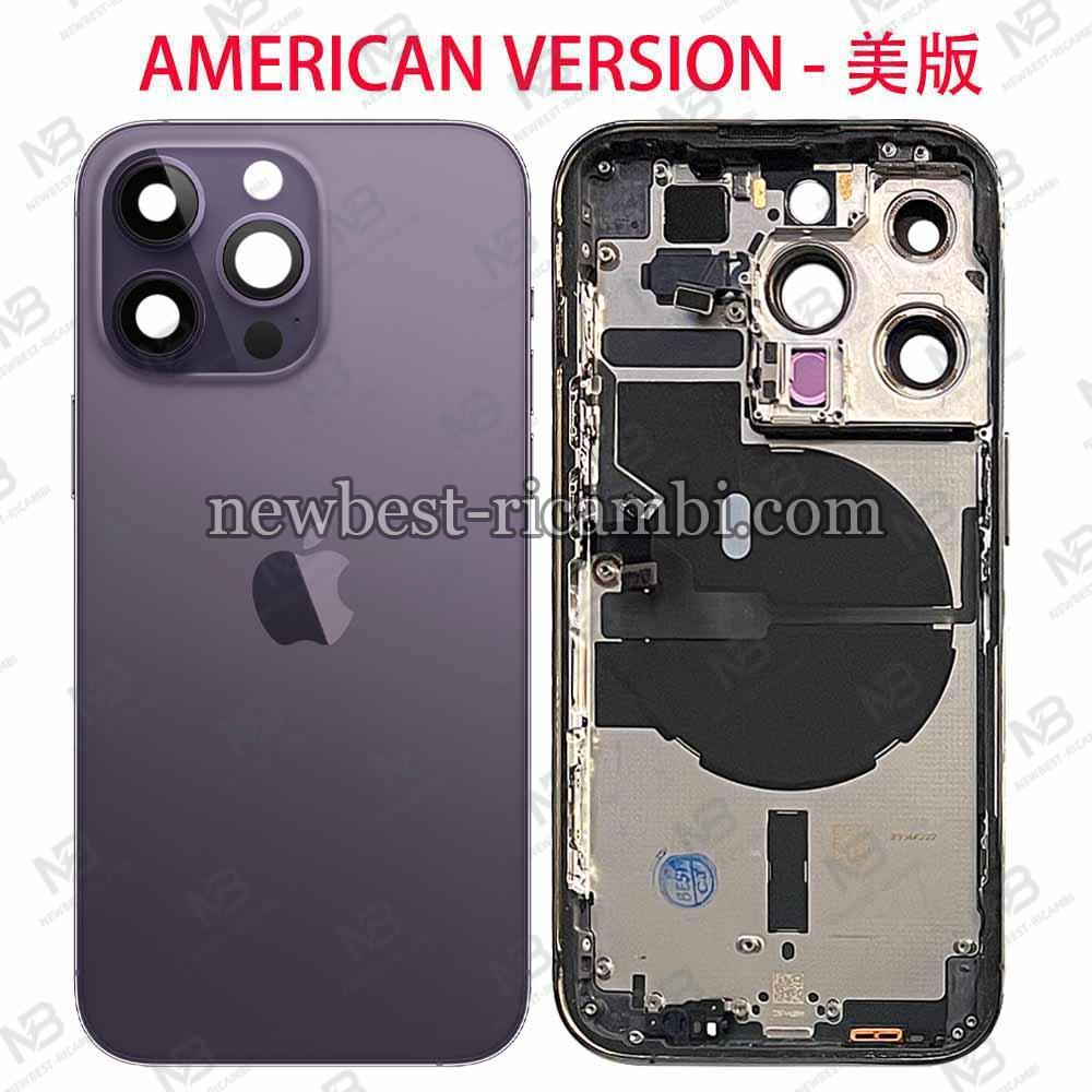 iPhone 14 Pro Back Cover + Frame Purple Disassembled Grade A Original - US Version
