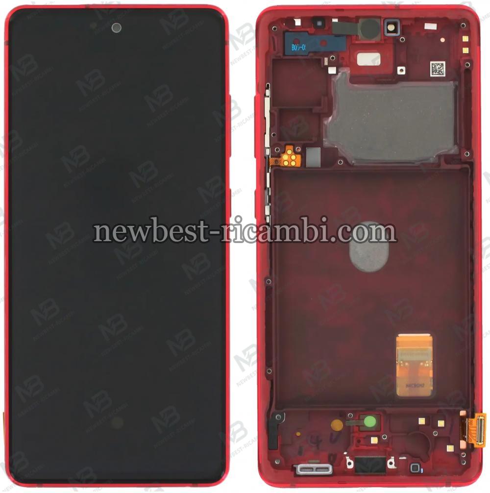 Samsung Galaxy S20 FE G780/G781 Touch+Lcd+Frame Red OLED OEM