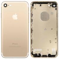iPhone 7G Back Cover + Side Key Gold Dissambled Grade A / B Original