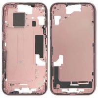 iPhone 15 Middle Frame + Side Key Dissembled Pink Grade A Original
