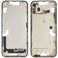 iPhone 14 Plus Middle Frame + Side Key Dissembled Silver Grade A Original